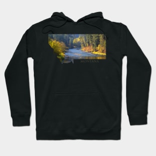 Montana- A River Runs Through Autumn Hoodie